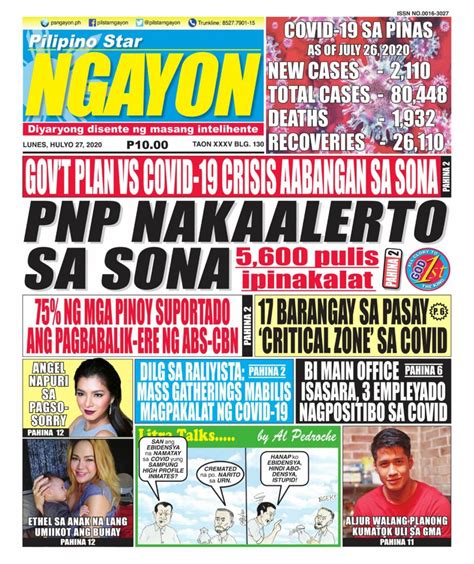 latest local news in the philippines tagalog|Pilipino Star Ngayon .